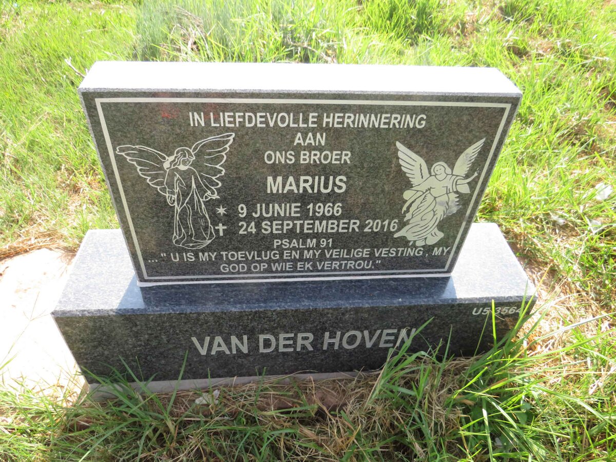 HOVEN Marius, van der 1966-2016