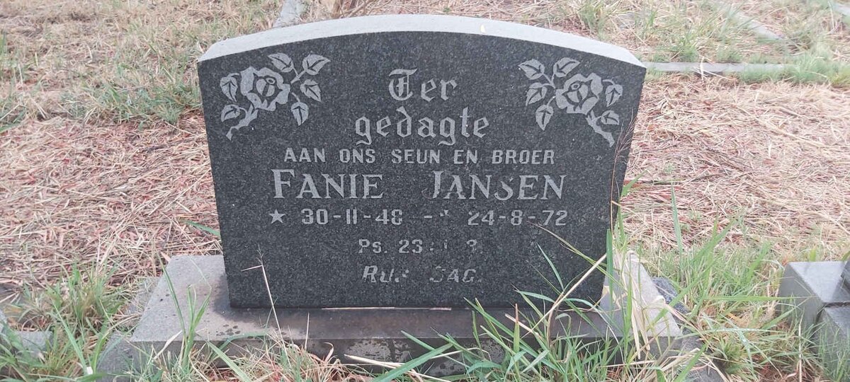 JANSEN Fanie 1948-1972