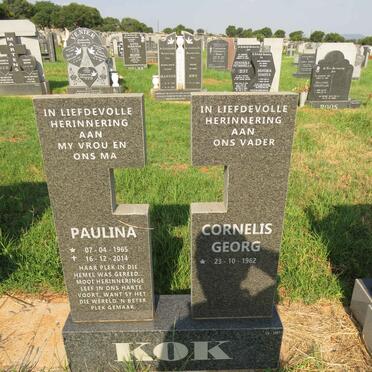 KOK Cornelis Georg 1962- & Paulina 1965-2014
