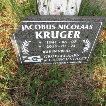 KRUGER Jacobus Nicolaas 1941-2014