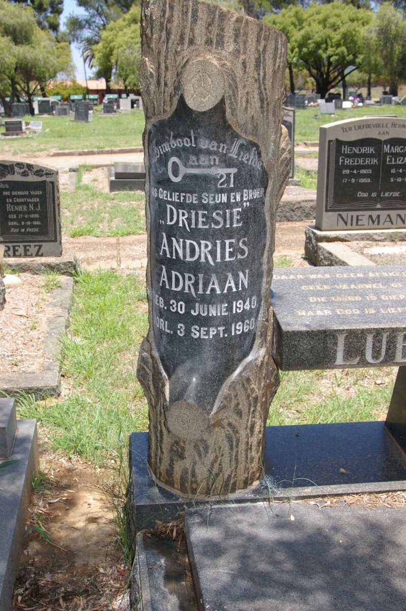 LUBBE Andries Adriaan 1940-1960