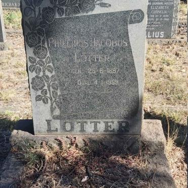 LOTTER Phillipus Jacobus 1897-1959