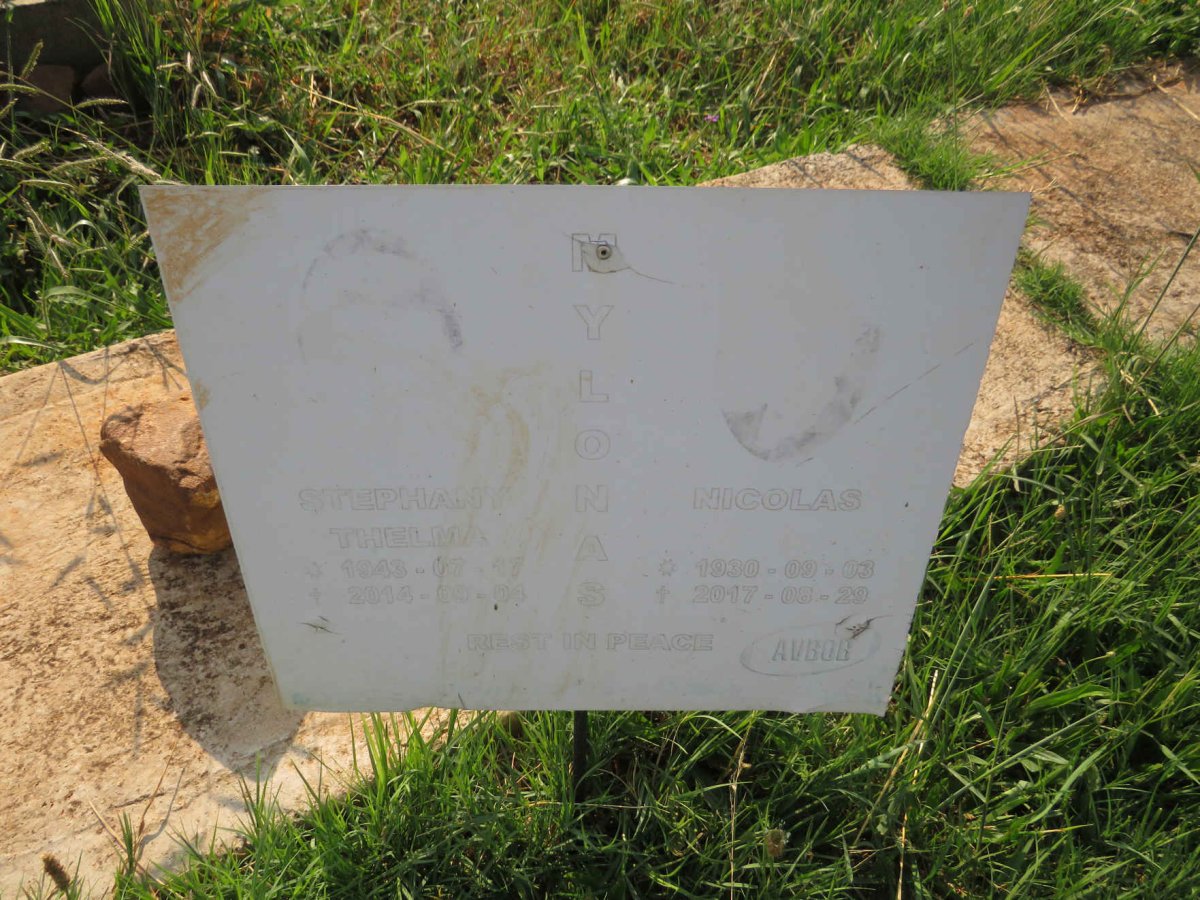 MYLONAS Nicolas 1930-2017 & Stephany Thelma 1943-2014 