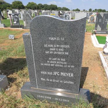 MEYER J.P.C. 1958-2016