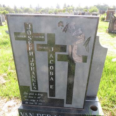 MERWE Joseph Johannes, van der 1953-2016 & Jacoba E. 1965- 