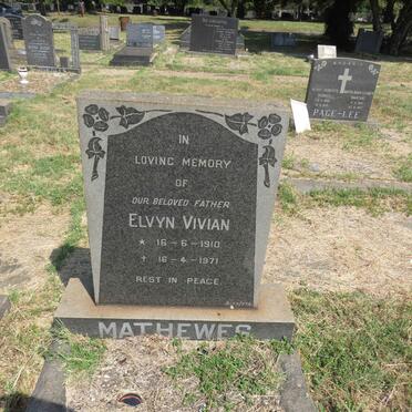 MATHEWES Elvyn Vivian 1910-1971