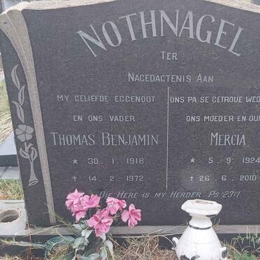 NOTHNAGEL Thomas Benjamin 1918-1972 & Mercia 1924-2010 :: PRETORIUS Werner Petrus 1973-1989 _2