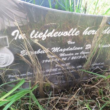 PLESSIS Elizabeth Magdalena, du 1940-2015