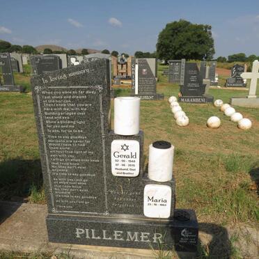 PILLEMER Gerald 1948-2015 :: PILLEMER Maria 1963-
