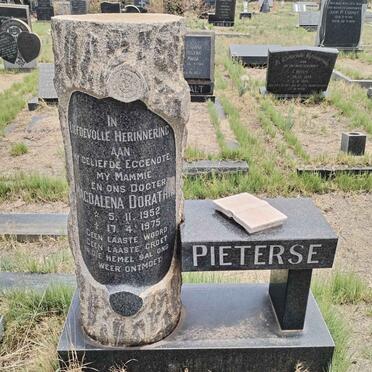 PIETERSE Magdalena Dorathia 1952-1975