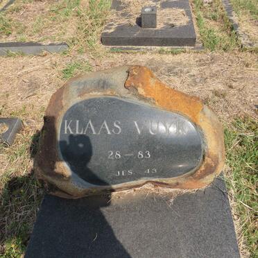 VUYK Klaas 1928-1983
