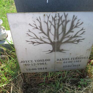 VOSLOO Joyce 1961-2016 :: FERREIRA Daniel 1984-2019