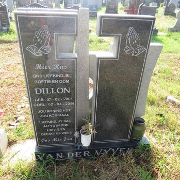 VYVER Dillon, van der 2001-2014
