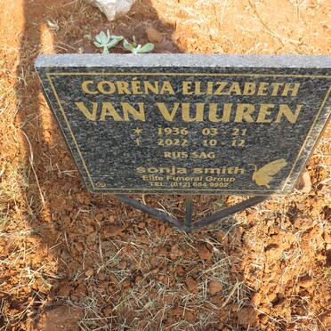 VUUREN Corena Elizabeth, van 1936-2022