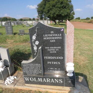 WOLMARANS Ferdinand Petrus 1961-2014