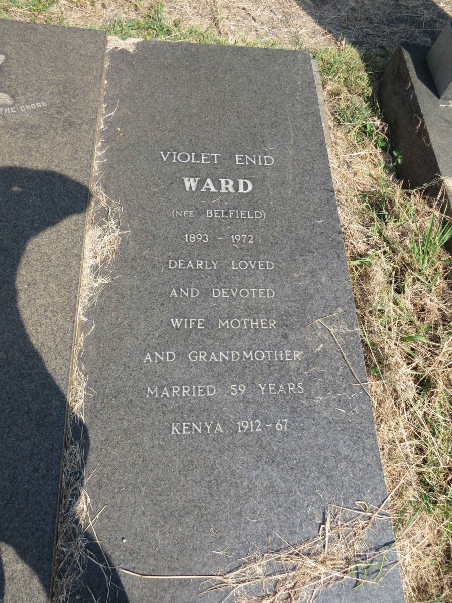 WARD Hamilton Frederick 1880-1971 & Violet Enid BELFIELD 1893-1972 _2