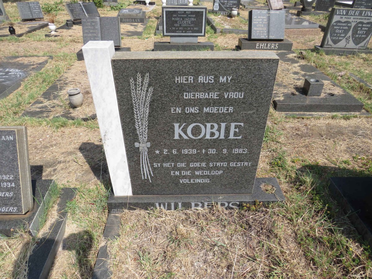 WILBERS Kobie 1939-1983