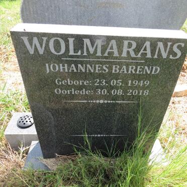 WOLMARANS Johannes Barend 1949-2018