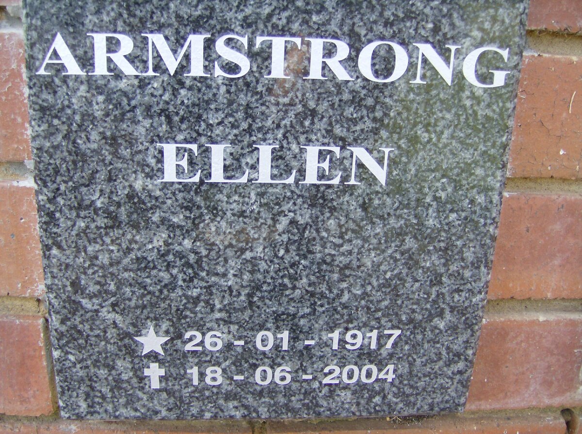 ARMSTRONG Ellen 1917-2004