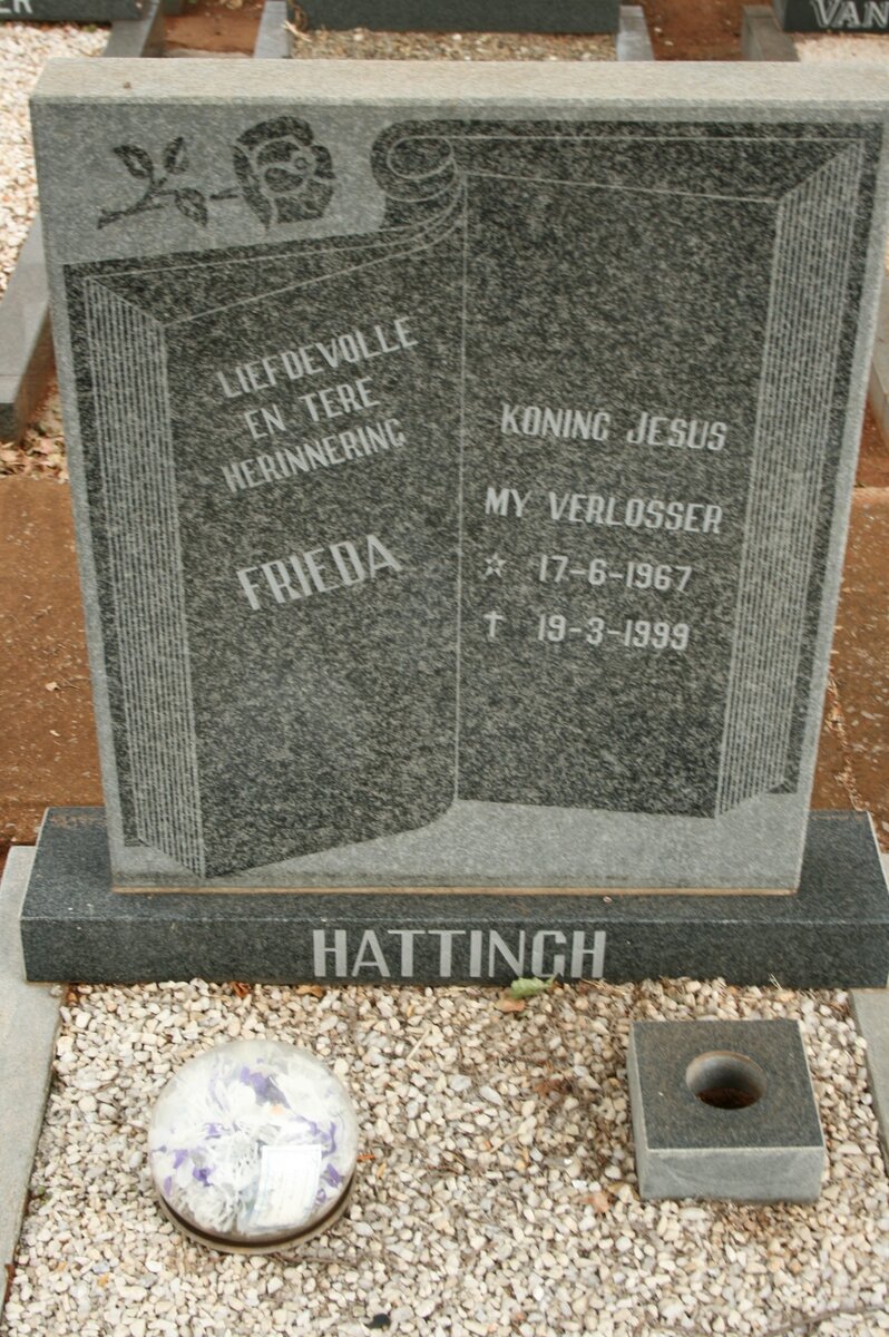 HATTINGH Frieda 1967-1999
