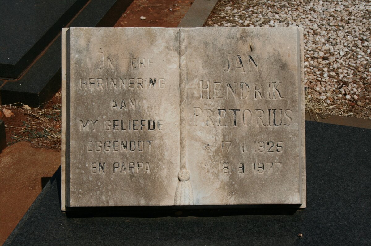 PRETORIUS Jan Hendrik 1925-1977