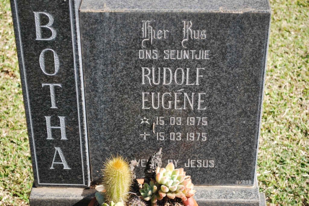 BOTHA Rudolf Eugéne 1975-1975