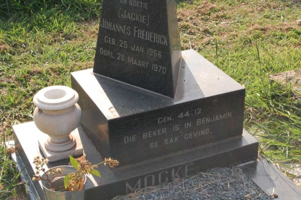 MOCKE Johannes Frederick 1956-1970