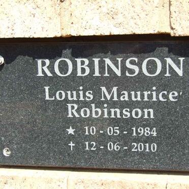 ROBINSON Louis Maurice 1984-2010