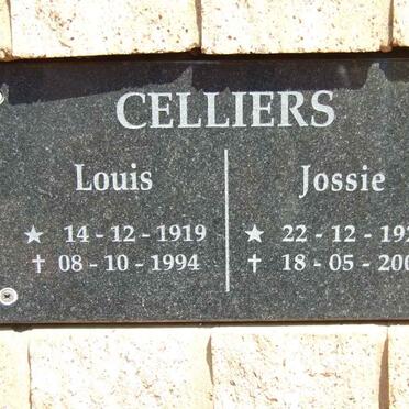 CELLIERS Louis 1919-1994 &amp; Jossie 1925-2009