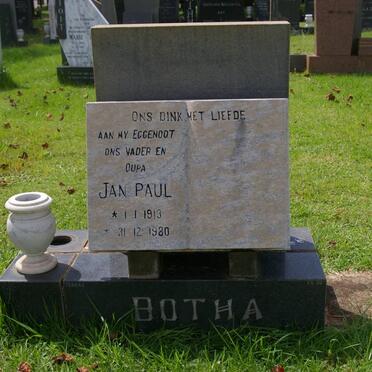 BOTHA Jan 1913-1980