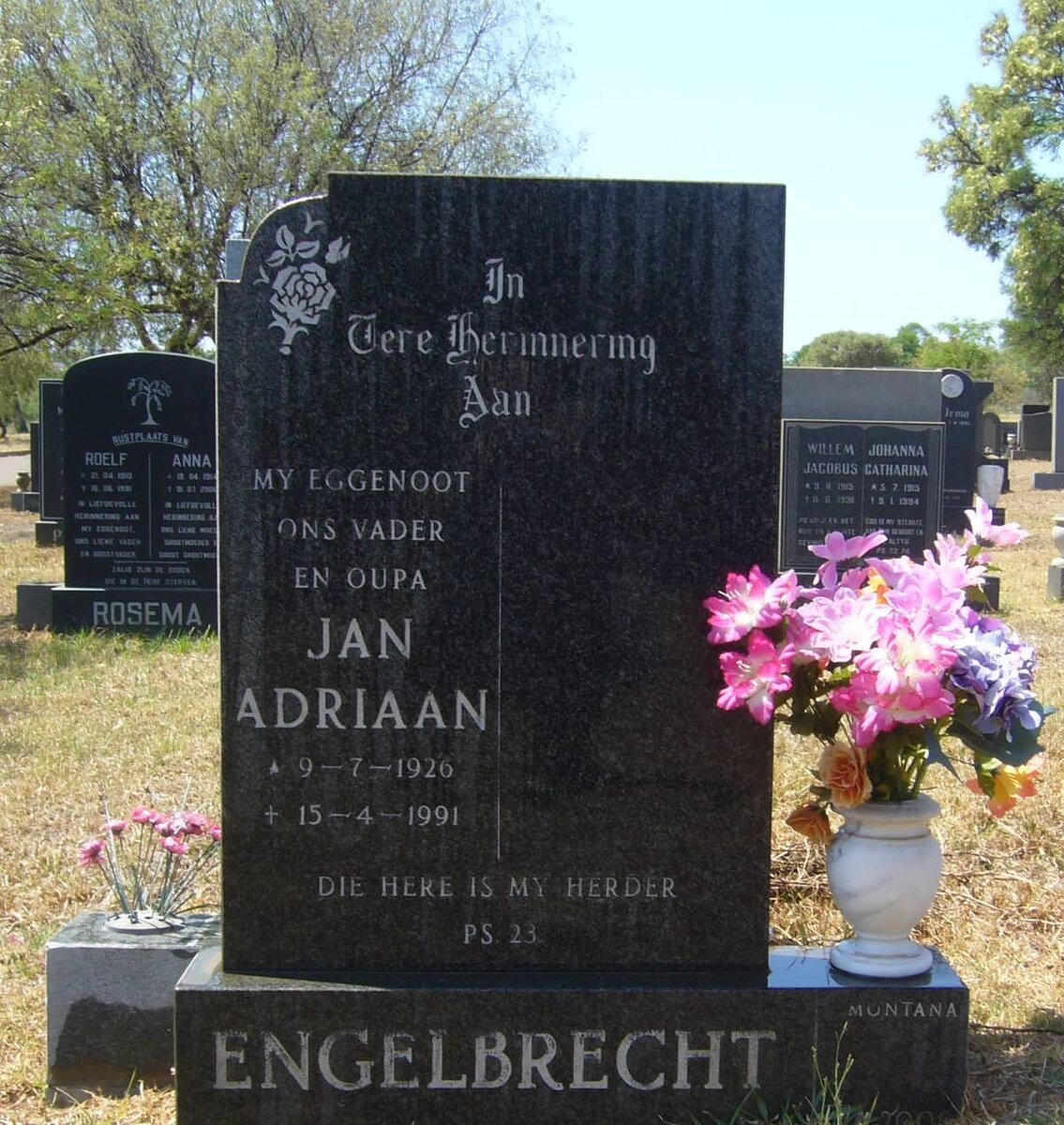 ENGELBRECHT Jan Adriaan 1926-1991