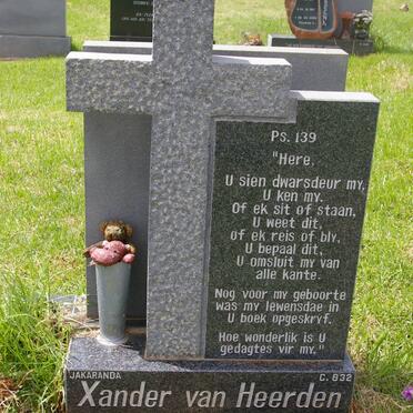 HEERDEN Xander, van 1998-2003