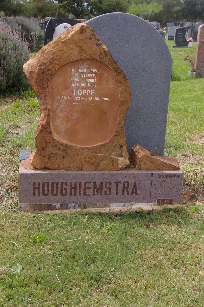 HOOGHIEMSTRA Foppe 1929-2002