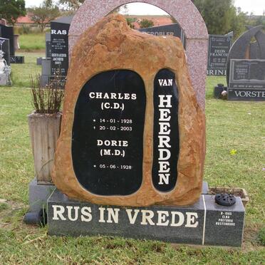 HEERDEN C.D., van 1928-2003 &amp; M.D. 1928-