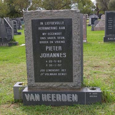 HEERDEN Pieter Johannes, van 1963-1997