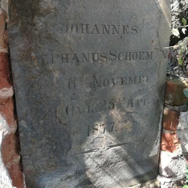 SCHOEMAN Johannes Stephanus -1877