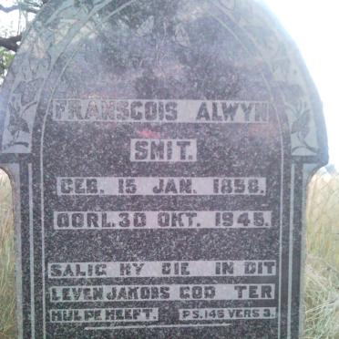 SMIT Franscois Alwyn 1858-1945