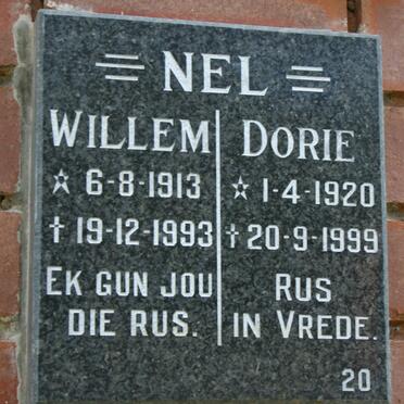 NEL Willem 1913-1993 &amp; Dorie 1920-1999