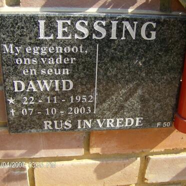 LESSING Dawid 1952-2003