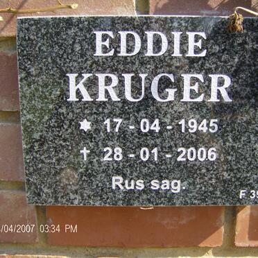 KRUGER Eddie 1945-2006