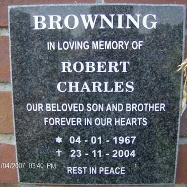 BROWNING Robert Charles 1967-2004