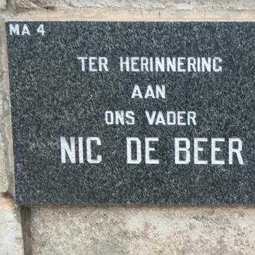 BEER Nic, de