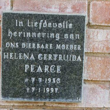 PEARCE Helena Gertruida 1930-1997