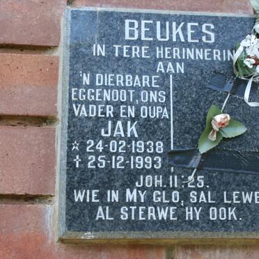 BEUKES Jak 1938-1993
