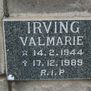 IRVING Valmarie 1944-1989