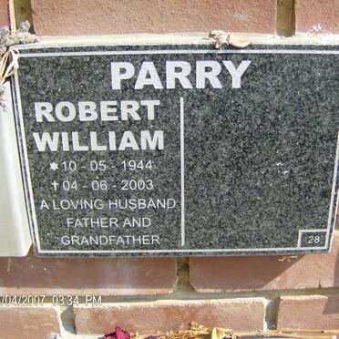 PARRY Robert William 1944-2003