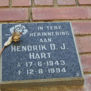 HART Hendrik D.J. 1943-1994