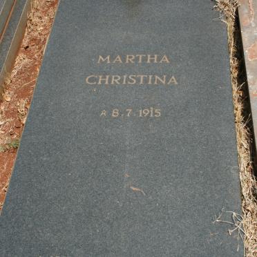 ? Martha Christina 1915-