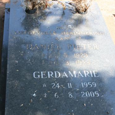 ? Daniel Pieter 1923-1978 &amp; Gerdamarie 1959-2005