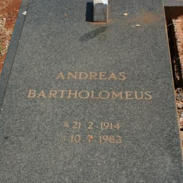 ? Andreas Bartholomeus 1914-1983